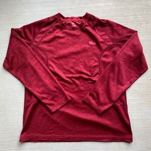 Rei Co-op Mens Large Crew Running Pullover Red Made In USA